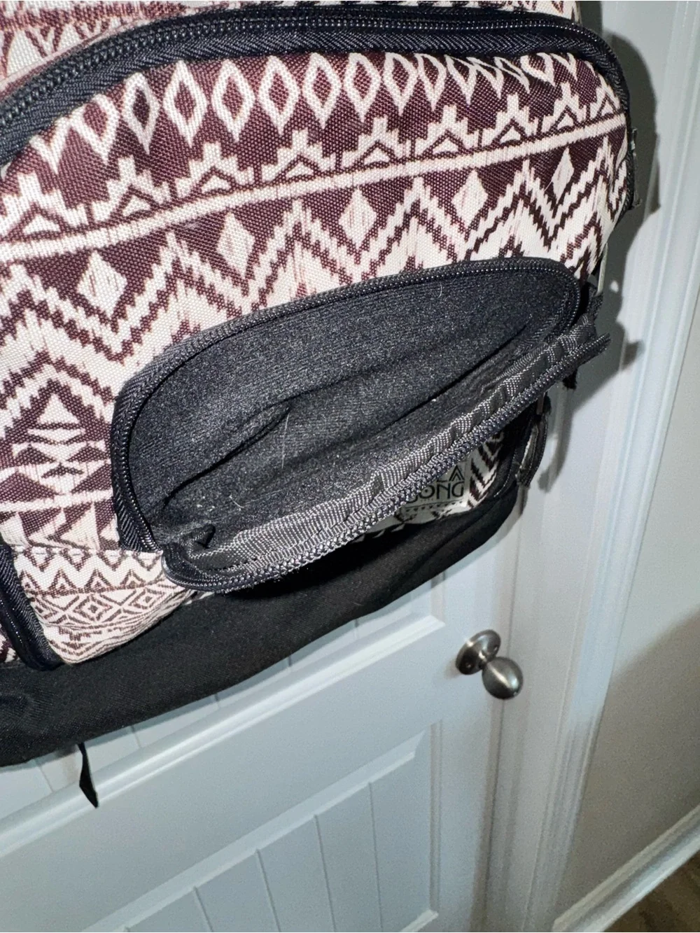 Billabong Black & Cream Geometric Men's Backpack